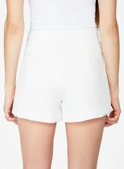 HeyYou Shorts White High Waisted Suiting Short