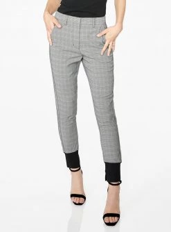 HeyYou High Waisted Jogger In Black Houndstooth 9 HeyYou High Waisted Jogger In Black Houndstooth