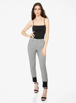 HeyYou High Waisted Jogger In Black Houndstooth 11 HeyYou High Waisted Jogger In Black Houndstooth