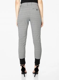 HeyYou High Waisted Jogger In Black Houndstooth 10 HeyYou High Waisted Jogger In Black Houndstooth
