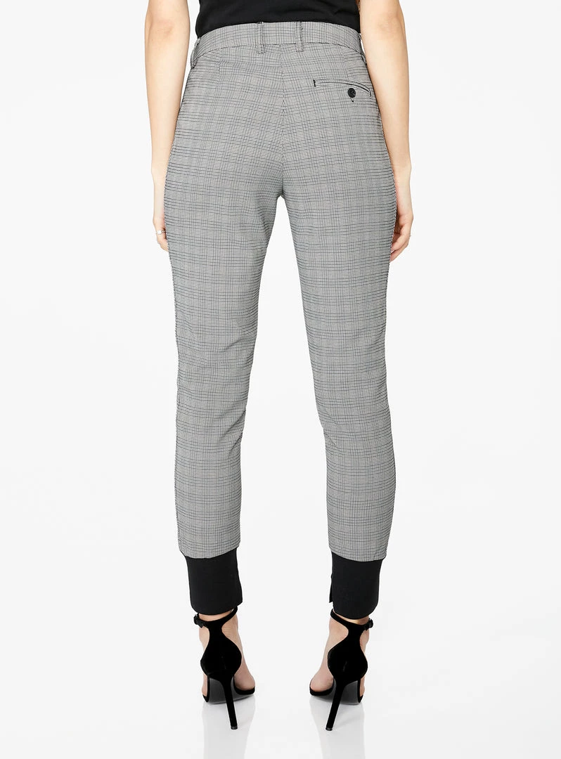 HeyYou High Waisted Jogger In Black Houndstooth 6 HeyYou High Waisted Jogger In Black Houndstooth