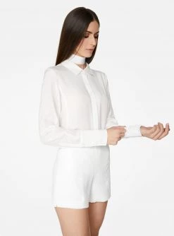 HeyYou White Polka Dot Blouse Blouses