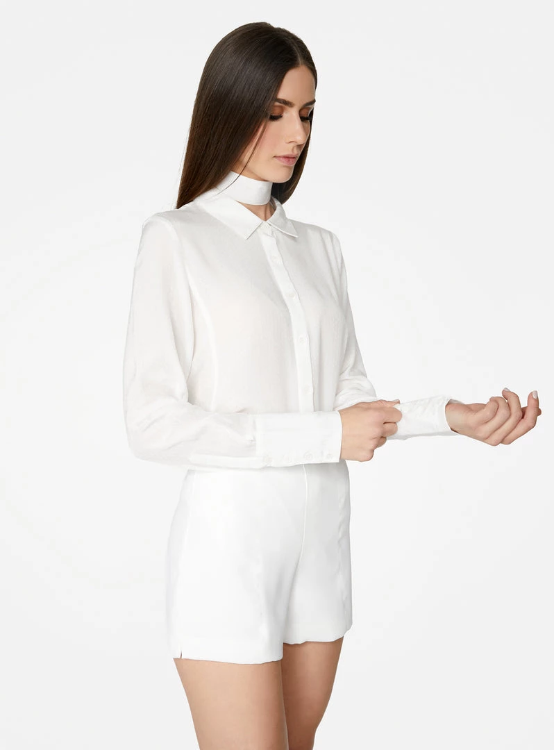 HeyYou White Polka Dot Blouse Blouses 4 HeyYou White Polka Dot Blouse Blouses