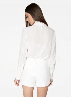 HeyYou White Polka Dot Blouse Blouses 9 HeyYou White Polka Dot Blouse Blouses