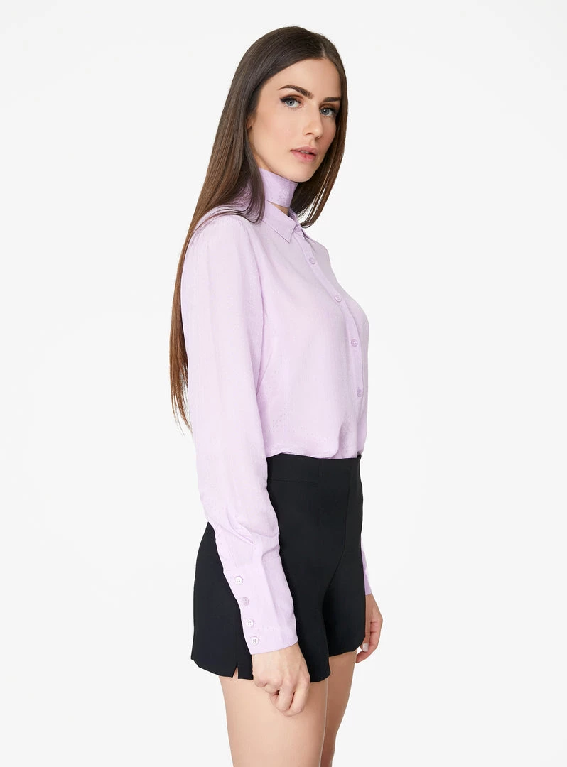 HeyYou Lavender Polka Dot Blouse Blouses 6 HeyYou Lavender Polka Dot Blouse Blouses