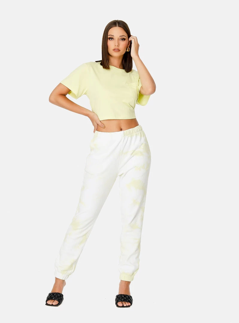 HeyYou On Repeat Sweatpant In Honeydew Tie Dye New Arrivals 6 HeyYou On Repeat Sweatpant In Honeydew Tie Dye New Arrivals