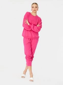 HeyYou New Arrivals On Repeat Crew Sweatshirt In Pink 11 HeyYou New Arrivals On Repeat Crew Sweatshirt In Pink