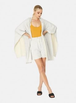 HeyYou Westward Lounge Short In Heather Grey 11 HeyYou Westward Lounge Short In Heather Grey