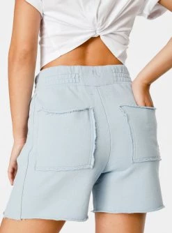 HeyYou Westward Lounge Short In Purist Bue