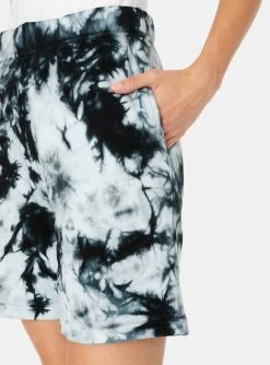 HeyYou On Repeat Sweatshort In Black Tie Dye 10 HeyYou On Repeat Sweatshort In Black Tie Dye