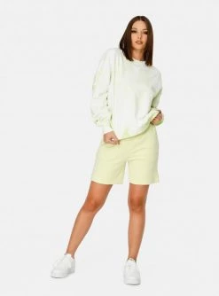 HeyYou New Arrivals On Repeat Sweatshort In Honeydew