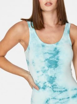 HeyYou Tie Dye Mini Dress In Ocean Blue Dresses 10 HeyYou Tie Dye Mini Dress In Ocean Blue Dresses