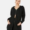 HeyYou On Repeat Full-Zip Hoodie In Black