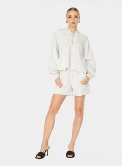 HeyYou Westward Quarter Zip Hoodie In Heather Grey New Arrivals 11 HeyYou Westward Quarter Zip Hoodie In Heather Grey New Arrivals