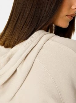 HeyYou New Arrivals Westward Quarter Zip Hoodie In Oat