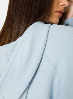 HeyYou Westward Quarter Zip Hoodie In Purist Blue 10 HeyYou Westward Quarter Zip Hoodie In Purist Blue