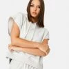 HeyYou New Arrivals On Repeat Sleeveless Hoodie In Heather Grey 1 HeyYou New Arrivals On Repeat Sleeveless Hoodie In Heather Grey