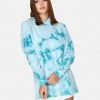 HeyYou Ocean Blue Tie Dye Hoodie Sweatshirts + Hoodies