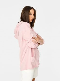 HeyYou On Repeat Oversized Hoodie In Blush