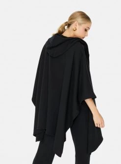 HeyYou New Arrivals Westward Cape Hoodie In Black 9 HeyYou New Arrivals Westward Cape Hoodie In Black