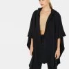 HeyYou New Arrivals Westward Cape Hoodie In Black 2 HeyYou New Arrivals Westward Cape Hoodie In Black