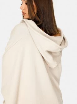 HeyYou Westward Cape Hoodie In Oat