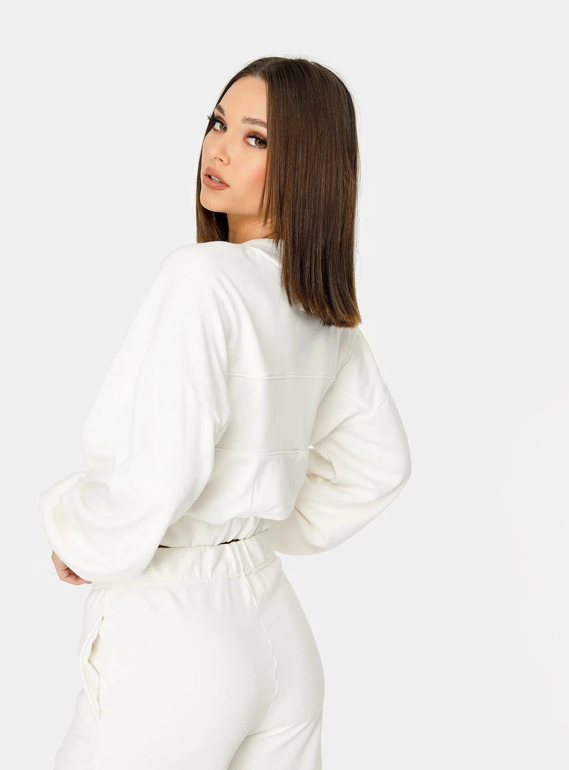 HeyYou On Repeat Crop Sweatshirt In Bone New Arrivals 5 HeyYou On Repeat Crop Sweatshirt In Bone New Arrivals