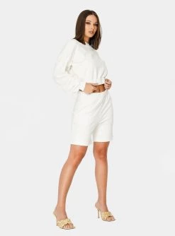 HeyYou On Repeat Crop Sweatshirt In Bone New Arrivals 11 HeyYou On Repeat Crop Sweatshirt In Bone New Arrivals