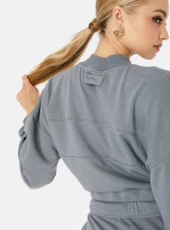 HeyYou On Repeat Crop Sweatshirt In Mineral New Arrivals