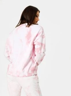 HeyYou On Repeat Crew Sweatshirt In Blush Tie Dye 9 HeyYou On Repeat Crew Sweatshirt In Blush Tie Dye