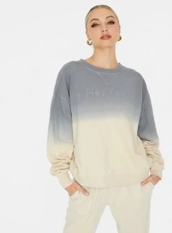 HeyYou On Repeat Crew Sweatshirt In Mineral Ombre New Arrivals
