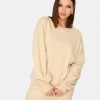 HeyYou New Arrivals On Repeat Crew Sweatshirt In Sand 2 HeyYou New Arrivals On Repeat Crew Sweatshirt In Sand