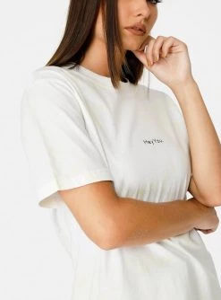 HeyYou New Arrivals Everyday Tee In Honeydew Tie Dye