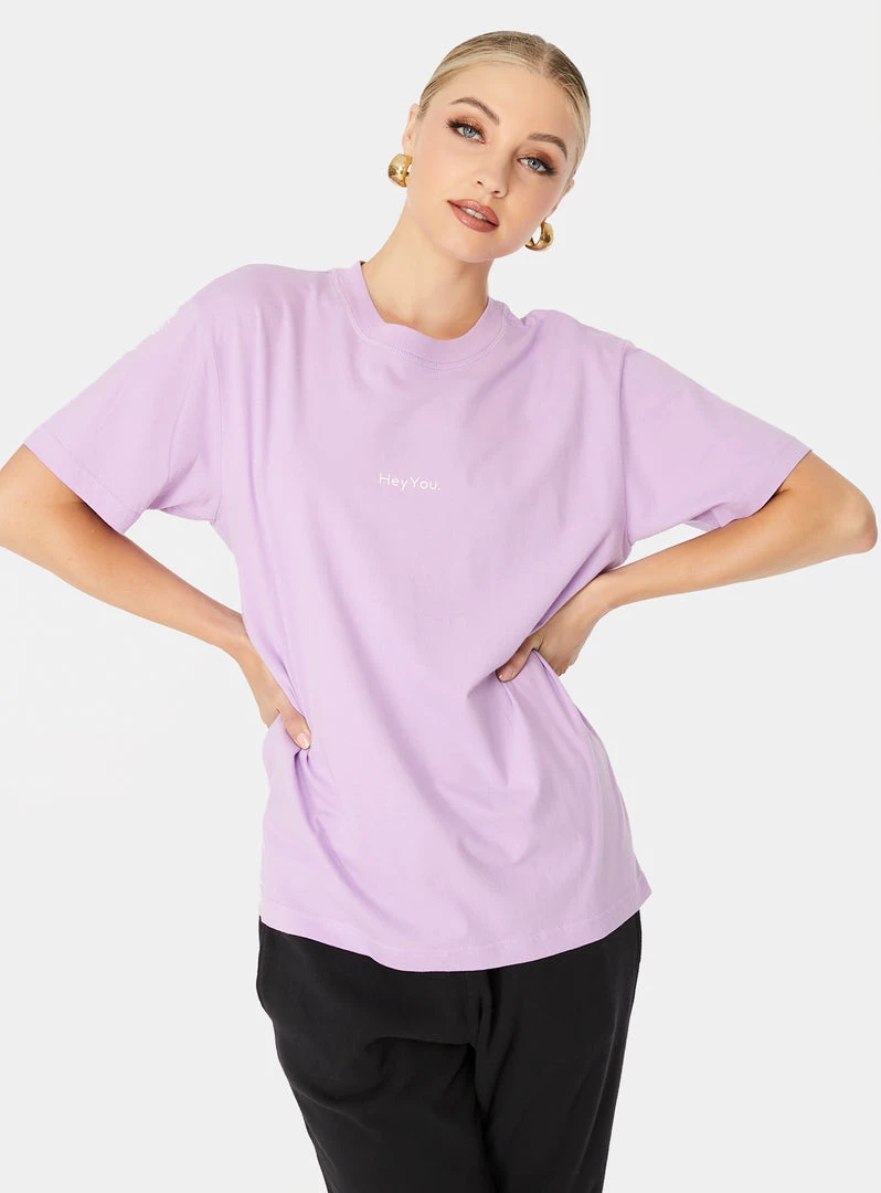 HeyYou Everyday Tee In Lilac 3 HeyYou Everyday Tee In Lilac