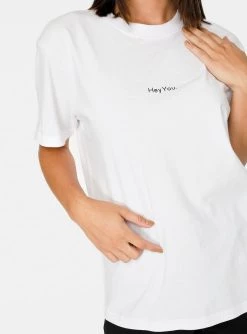HeyYou Everyday Tee In White New Arrivals