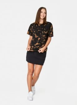 HeyYou Pocket Tee In Black Tie Dye T-Shirts