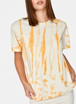 HeyYou Pocket Tee In Creamsicle Tie Dye T-Shirts