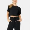 HeyYou New Arrivals Everyday Crop Tee In Black 2 HeyYou New Arrivals Everyday Crop Tee In Black