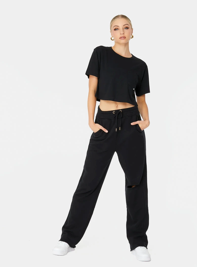 HeyYou New Arrivals Everyday Crop Tee In Black 6 HeyYou New Arrivals Everyday Crop Tee In Black