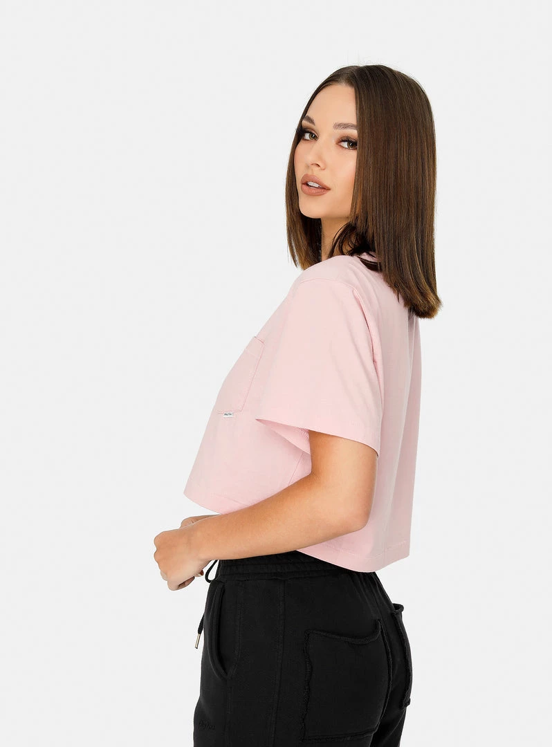 HeyYou New Arrivals Everyday Crop Tee In Blush 4 HeyYou New Arrivals Everyday Crop Tee In Blush