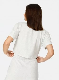 HeyYou Everyday Crop Tee In Heather Grey