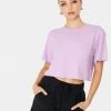 HeyYou Everyday Crop Tee In Lilac