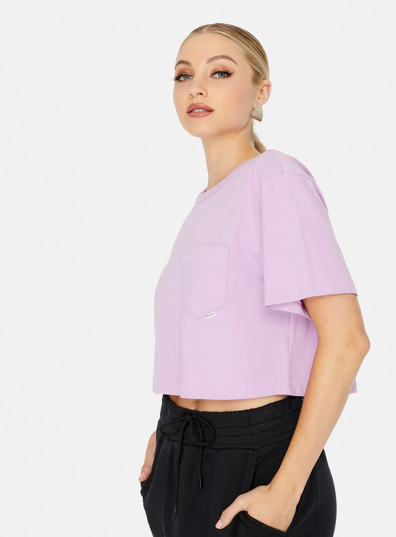 HeyYou Everyday Crop Tee In Lilac 4 HeyYou Everyday Crop Tee In Lilac