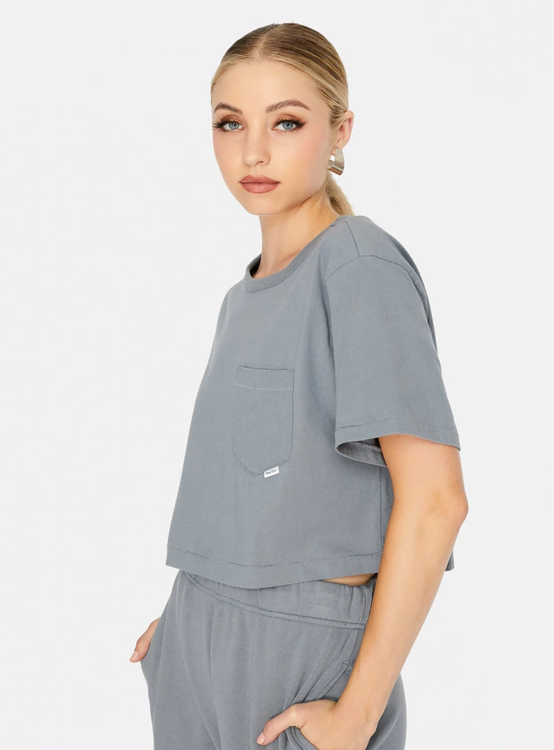 HeyYou Everyday Crop Tee In Mineral New Arrivals 4 HeyYou Everyday Crop Tee In Mineral New Arrivals