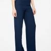 HeyYou Indigo High Waisted Relaxed Side Zip Trouser