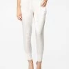 HeyYou High Waisted Jogger In Creme 1 HeyYou High Waisted Jogger In Creme