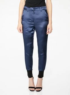 HeyYou High Waisted Jogger In Navy Pants