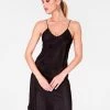 HeyYou Dresses Black Strappy Slip Dress