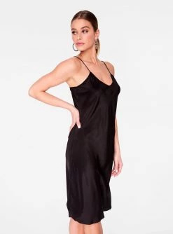 HeyYou Dresses Black Strappy Slip Dress 9 HeyYou Dresses Black Strappy Slip Dress