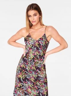 HeyYou Floral Strappy Slip Dress Dresses